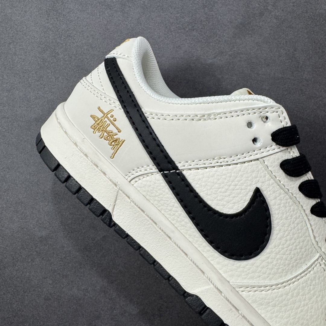 【纯原】Stussy x Nike Dunk SB Low 斯图西 x 耐克 SB 低帮 联名米白黑 鞋