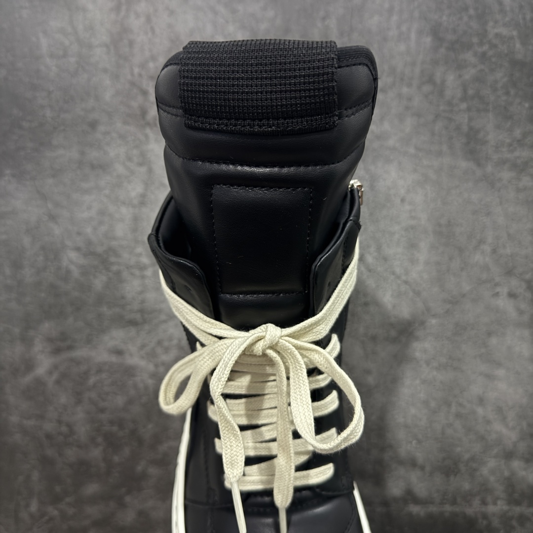 图片[8]-【莞产G版】Rick Owens Edfu 瑞克·欧文斯高帮皮面时尚运动板鞋 黑白生胶高帮皮面倒三角 二级市场已经7K以上 平台客户随意卖四位数 RO广东原厂出品 纯原天花板 原版一比一复刻 冲正绝不翻车 还原度达到百分之98以上 原楦开发纸版版型 ZP拆解原版1：1复模裁片纸版 力求做到0错位 这样才能达到和zp一致的鞋型味道 采用进口cnc数控机床开发对版独家tpu奶香大底 区别于市场所有版本 zp同源全头层粒面小牛皮 达到和zp一致手感 原厂进口细纹布 万邦订购原厂高弹粉红色海绵 内里搭配软质细腻羊皮 TPU高密度大底 软硬度透光度高已经测试和原版一致 尺码：36 37 38 39 40 41 42 43 44 45 46-选品中心