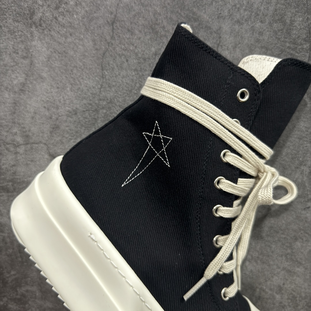 图片[7]-【莞产G版】Rick Owens Drkshdw 瑞克·欧文斯尼龙罗缎高帮时尚运动板鞋 厚底黑白帆布 二级市场已经7K以上 平台客户随意卖四位数 RO广东原厂出品 纯原天花板 原版一比一复刻 冲正绝不翻车 还原度达到百分之98以上 原楦开发纸版版型 ZP拆解原版1：1复模裁片纸版 力求做到0错位 这样才能达到和zp一致的鞋型味道 采用进口cnc数控机床开发对版独家tpu奶香大底 区别于市场所有版本 zp同源全头层粒面小牛皮 达到和zp一致手感 原厂进口细纹布 万邦订购原厂高弹粉红色海绵 内里搭配软质细腻羊皮 TPU高密度大底 软硬度透光度高已经测试和原版一致 尺码：36 37 38 39 40 41 42 43 44 45 46-选品中心