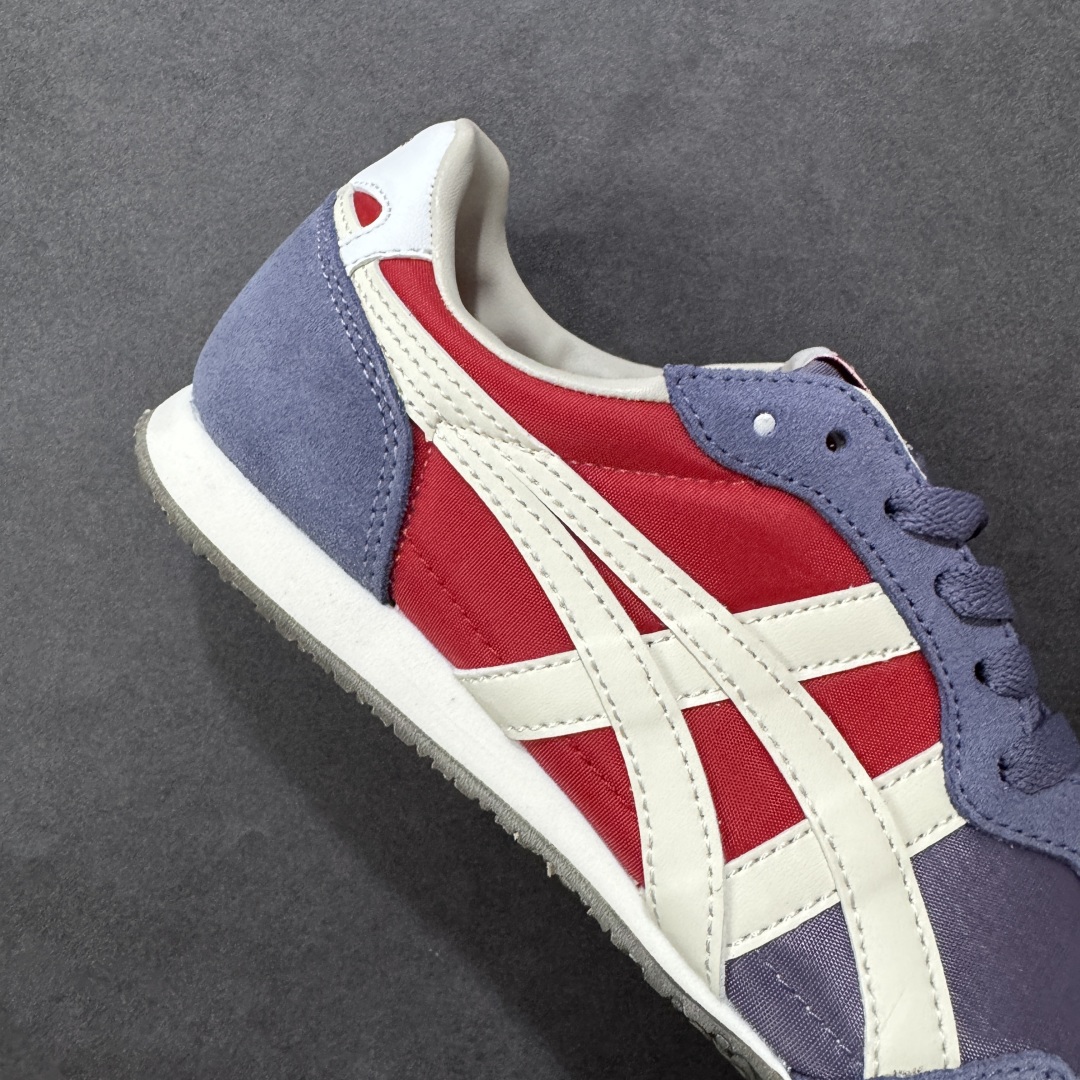 图片[6]-【公司级】Onitsuka Tiger鬼冢虎 男女运动休闲鞋百搭轻便透气休闲鞋子SERRANO™ 中性运动鞋 Serrano系类是鬼塚虎多年来的畅销款之一，以马德里的塞拉诺大街命名，有为数众多的不同配色款。采用透气皮革+合成材料拼接的鞋面，真皮内里穿着舒适；特征为前部略上翘，薄底，中底采用solyte材料，EVA中底；轻巧而有弹性，穿着非常舒适 橡胶大底。 尺码： 36-45 编码： AMB210220-选品中心