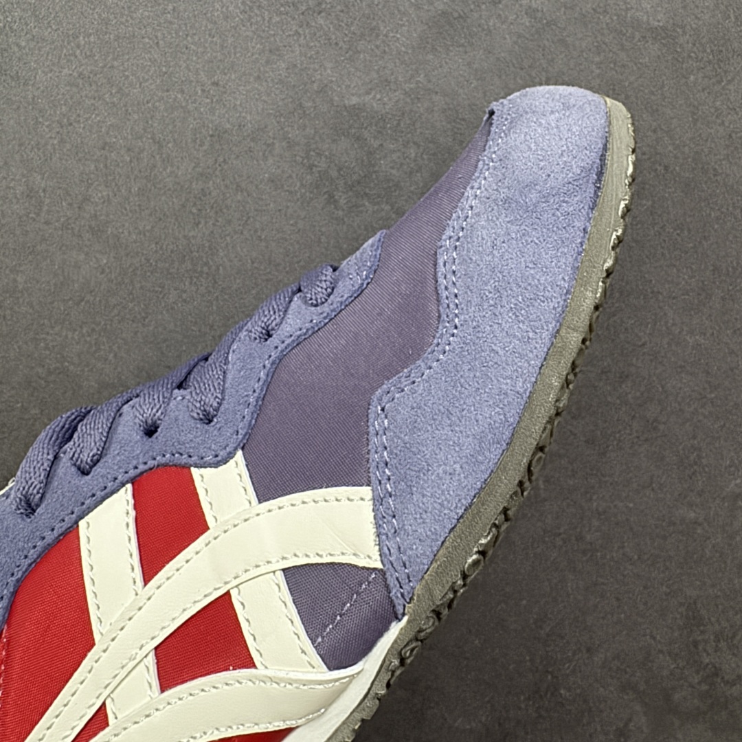 图片[5]-【公司级】Onitsuka Tiger鬼冢虎 男女运动休闲鞋百搭轻便透气休闲鞋子SERRANO™ 中性运动鞋 Serrano系类是鬼塚虎多年来的畅销款之一，以马德里的塞拉诺大街命名，有为数众多的不同配色款。采用透气皮革+合成材料拼接的鞋面，真皮内里穿着舒适；特征为前部略上翘，薄底，中底采用solyte材料，EVA中底；轻巧而有弹性，穿着非常舒适 橡胶大底。 尺码： 36-45 编码： AMB210220-选品中心