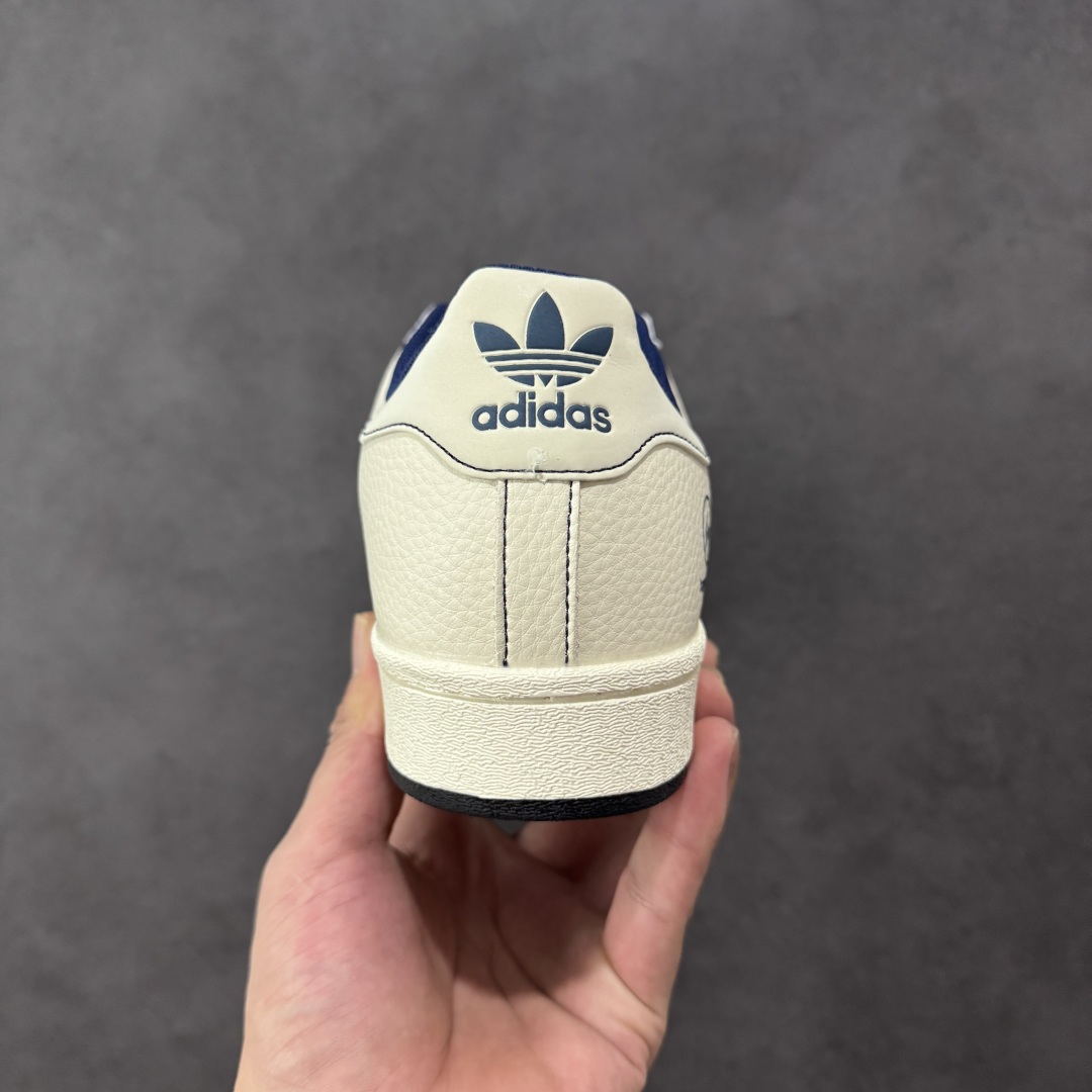 【纯原】AD Originals Superstar x 贝壳头联名 采用全新头层拼接皮革材质后跟采用特