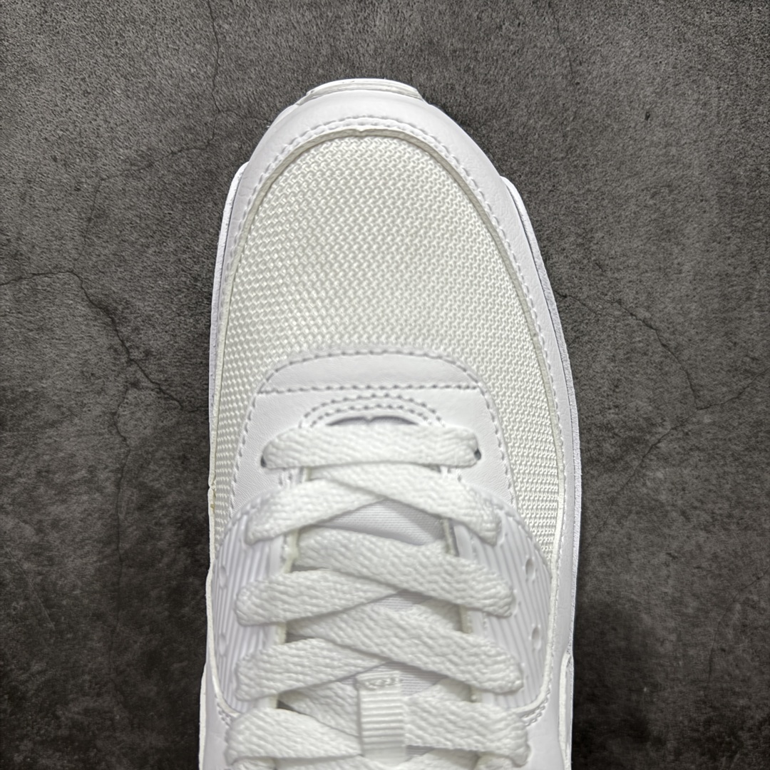 【纯原】Nike Air Max 90 舒适 复古 合成革减震防滑透气 低帮 休闲跑步鞋 纯白色 CN8