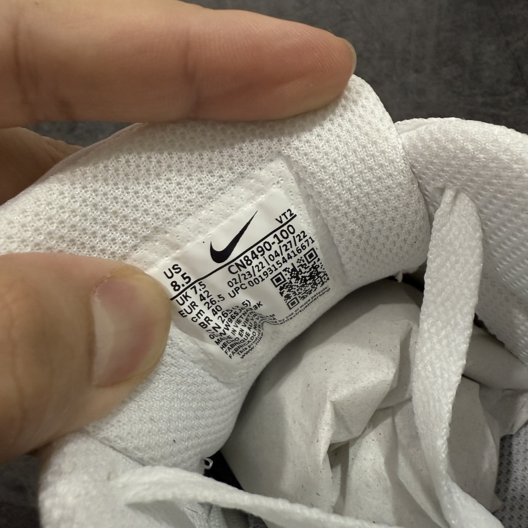 【纯原】Nike Air Max 90 舒适 复古 合成革减震防滑透气 低帮 休闲跑步鞋 纯白色 CN8