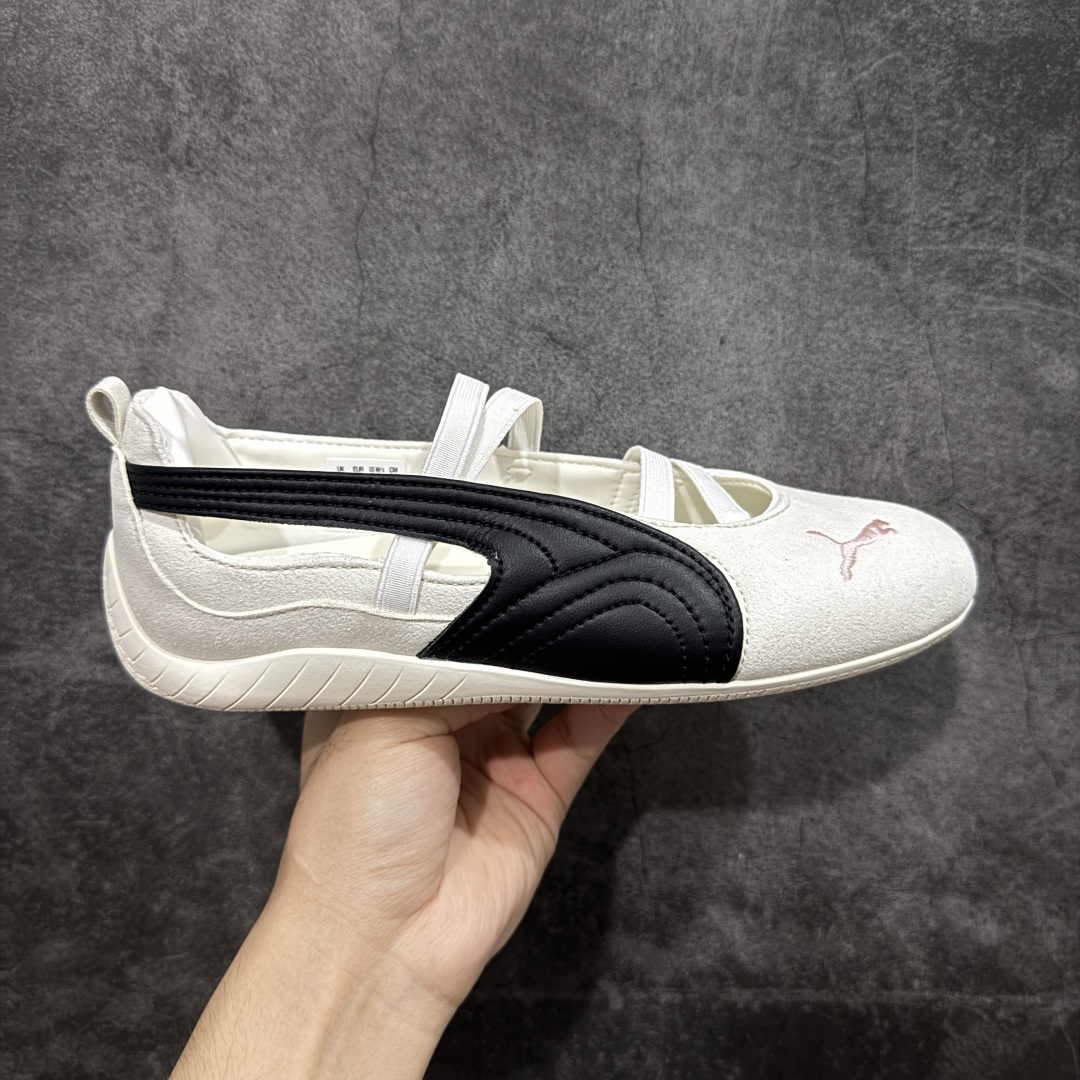 【纯原】ROSE x PUMA彪马 speedcat 舒适百搭芭蕾绑带镂空甜美设计感撞色 生活休闲鞋 女