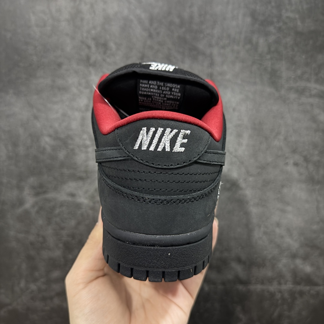 【纯原】Supreme x NK Dunk Low 低帮Sup联名黑红货号：HQ8487-001专业du