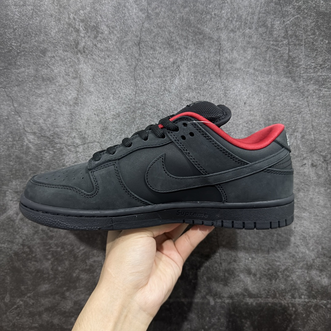 【纯原】Supreme x NK Dunk Low 低帮Sup联名黑红货号：HQ8487-001专业du