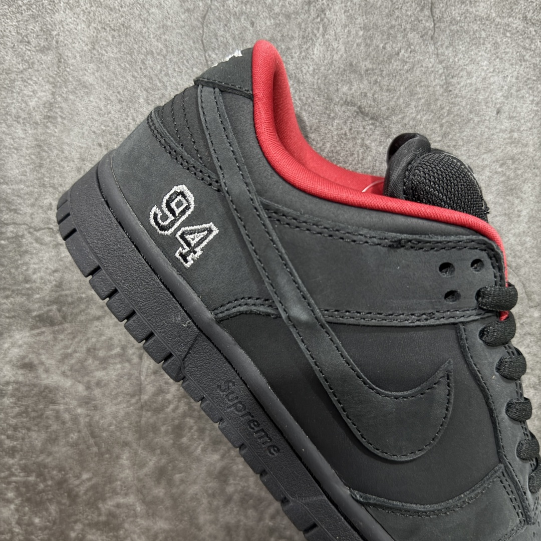 【纯原】Supreme x NK Dunk Low 低帮Sup联名黑红货号：HQ8487-001专业du