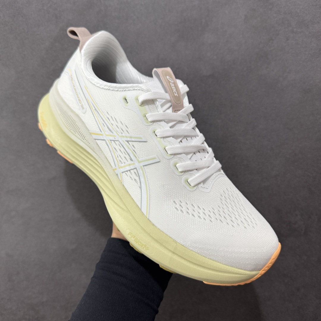 图片[3]-【公司级】Asics Gel-Kayano 32代 亚瑟士运动休闲透气专业跑鞋 原装印尼工代进口单丝纤维程工网布鞋面，更贴合脚型和舒适透气 后跟稳定片带来合脚舒适的穿着感优化后的GEL，提供更好的缓冲保护性 FLYTEFOAM BLAST中底科技，兼具轻量、缓冲、回弹，提升跑步推进力，给跑步健将营造新的跑步体验。 货号：1011C051-101 尺码：36 37 37.5 38 39 39.5 40 40.5 41.5 42 42.5 43.5 44 45 46-选品中心