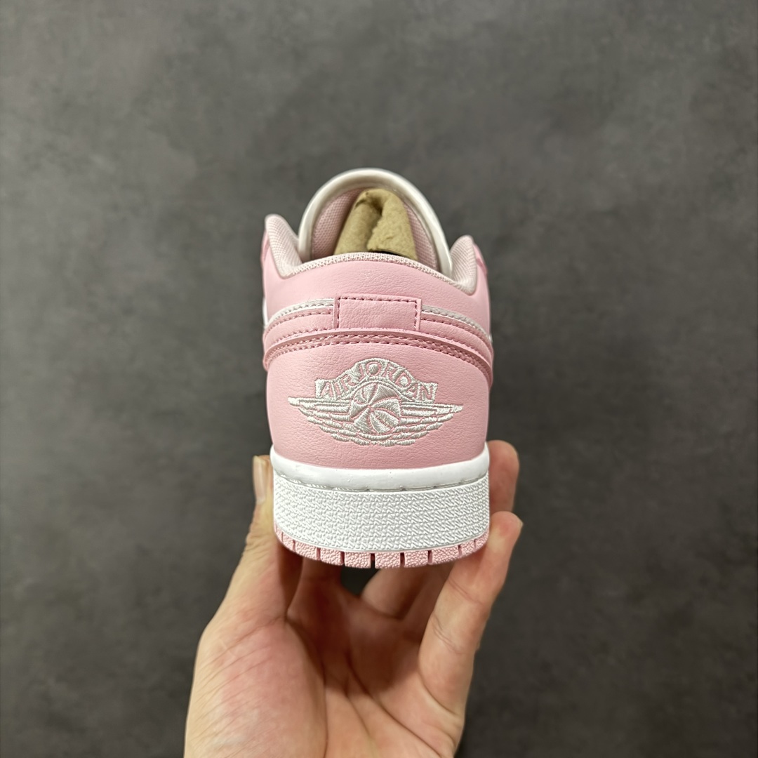 图片[4]-【K版纯原】Air Jordan AJ1 Low 低帮 白粉 553560-614 全新流水线出品 市场第二梯队最强版 全部原鞋开发 原楦原纸板开发 全鞋电脑针车 原厂内置全掌气垫 原盒内在原标 唯一Zp原版鞋带绑法 免检产品 全新2022版型 全头层皮料 完美零毛边处理 原厂配置全掌气垫 价格定位良心 新配色陆续出货 尺码：36 36.5 37.5 38 38.5 39 40-选品中心
