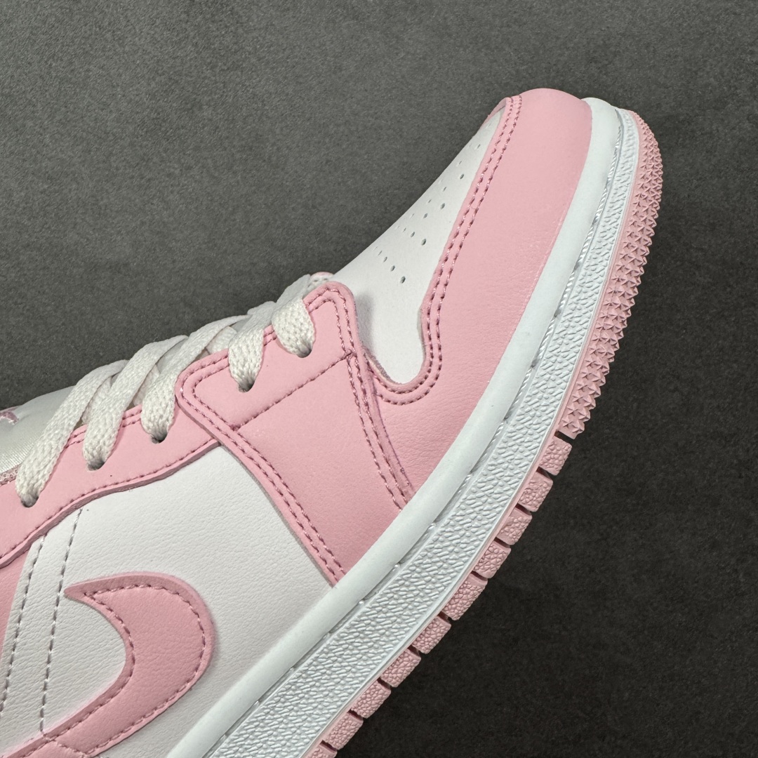 图片[5]-【K版纯原】Air Jordan AJ1 Low 低帮 白粉 553560-614 全新流水线出品 市场第二梯队最强版 全部原鞋开发 原楦原纸板开发 全鞋电脑针车 原厂内置全掌气垫 原盒内在原标 唯一Zp原版鞋带绑法 免检产品 全新2022版型 全头层皮料 完美零毛边处理 原厂配置全掌气垫 价格定位良心 新配色陆续出货 尺码：36 36.5 37.5 38 38.5 39 40-选品中心