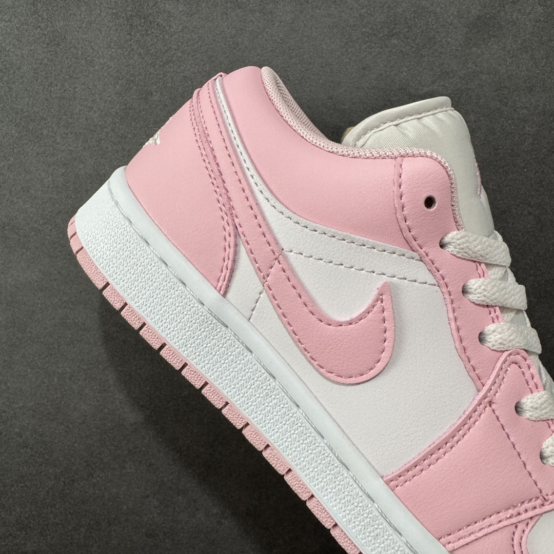 图片[6]-【K版纯原】Air Jordan AJ1 Low 低帮 白粉 553560-614 全新流水线出品 市场第二梯队最强版 全部原鞋开发 原楦原纸板开发 全鞋电脑针车 原厂内置全掌气垫 原盒内在原标 唯一Zp原版鞋带绑法 免检产品 全新2022版型 全头层皮料 完美零毛边处理 原厂配置全掌气垫 价格定位良心 新配色陆续出货 尺码：36 36.5 37.5 38 38.5 39 40-选品中心