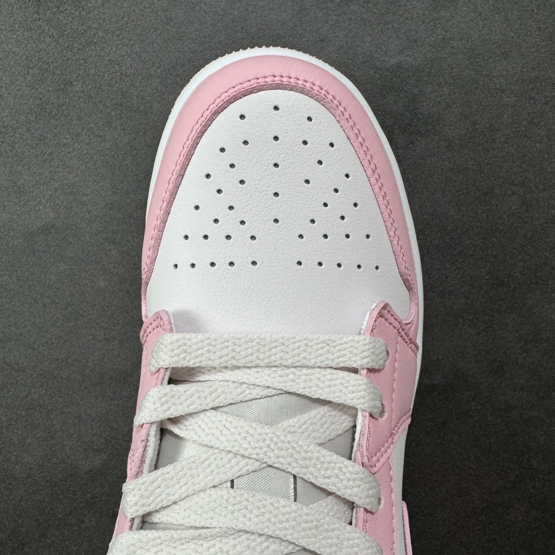图片[8]-【K版纯原】Air Jordan AJ1 Low 低帮 白粉 553560-614 全新流水线出品 市场第二梯队最强版 全部原鞋开发 原楦原纸板开发 全鞋电脑针车 原厂内置全掌气垫 原盒内在原标 唯一Zp原版鞋带绑法 免检产品 全新2022版型 全头层皮料 完美零毛边处理 原厂配置全掌气垫 价格定位良心 新配色陆续出货 尺码：36 36.5 37.5 38 38.5 39 40-选品中心