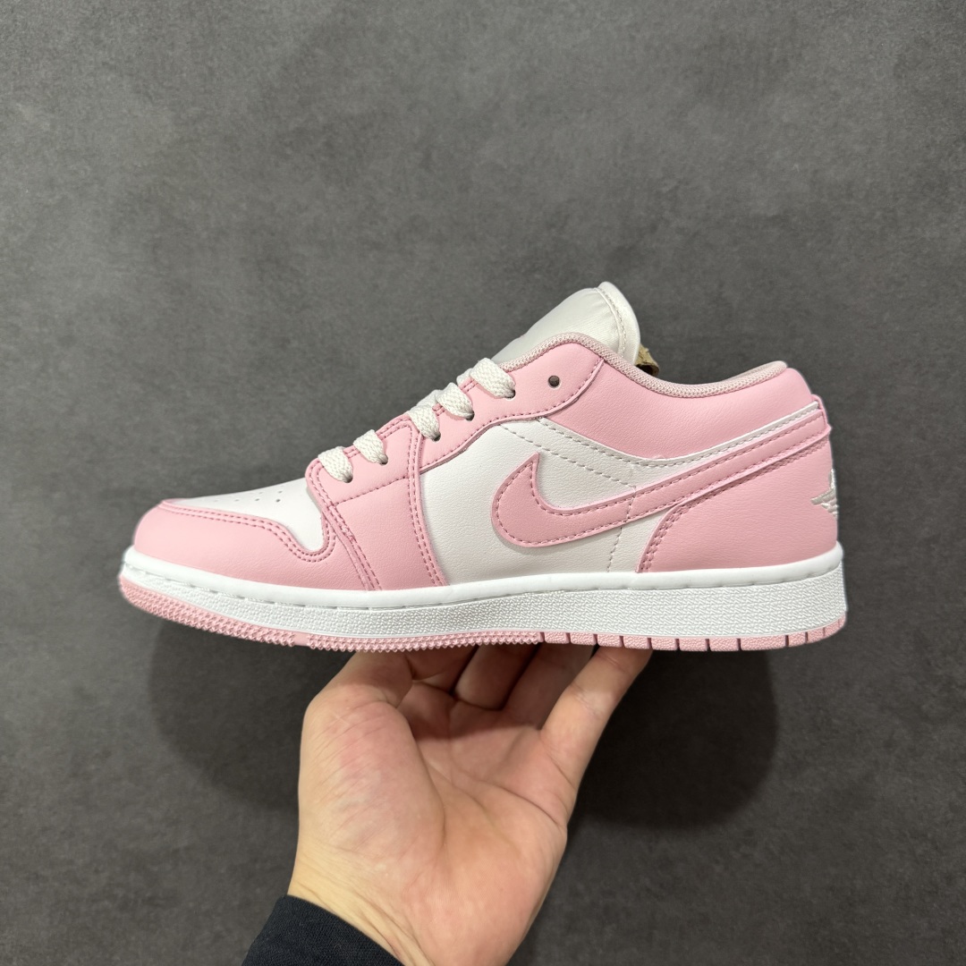 图片[2]-【K版纯原】Air Jordan AJ1 Low 低帮 白粉 553560-614 全新流水线出品 市场第二梯队最强版 全部原鞋开发 原楦原纸板开发 全鞋电脑针车 原厂内置全掌气垫 原盒内在原标 唯一Zp原版鞋带绑法 免检产品 全新2022版型 全头层皮料 完美零毛边处理 原厂配置全掌气垫 价格定位良心 新配色陆续出货 尺码：36 36.5 37.5 38 38.5 39 40-选品中心
