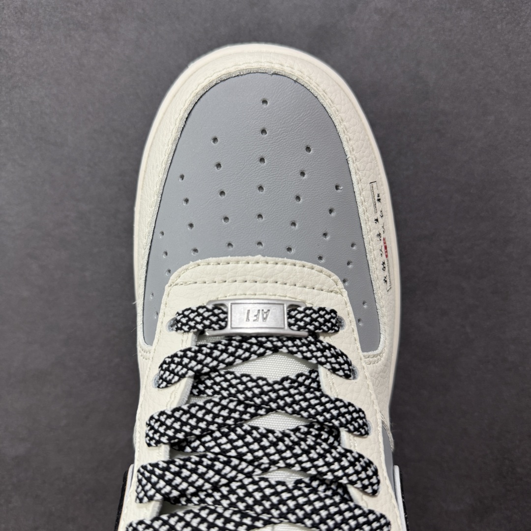 图片[8]-【定制版】NIke Air Force 1 \’07 Low “NIKE-此去半生”空军一号 低帮 运动休闲鞋 折边针车 工艺难度大 原楦头原纸板 原装鞋盒 定制五金配件 内置全掌气垫 原厂鞋底 货号：SM6668-118 尺码：36 36.5 37.5 38 38.5 39 40 40.5 41 42 42.5 43 44 44.5 45 编码：HXSB310320-选品中心