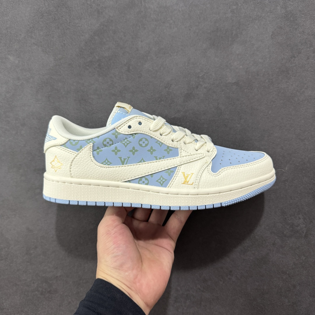 【定制版】Louis Vuitton x Air Jordan 1 Low × LV 高端定制 乔1倒钩休闲百搭板鞋 ZH2598-163  公司级版本 定制鞋盒 大厂流水作业生产 超高清洁度 皮料切割干净无任何毛边 细节完美   尺码:36 36.5 37.5 38 38.5 39 40 40.5 41 42 42.5 43 44 44.5 45 编码:HXSB330340-选品中心