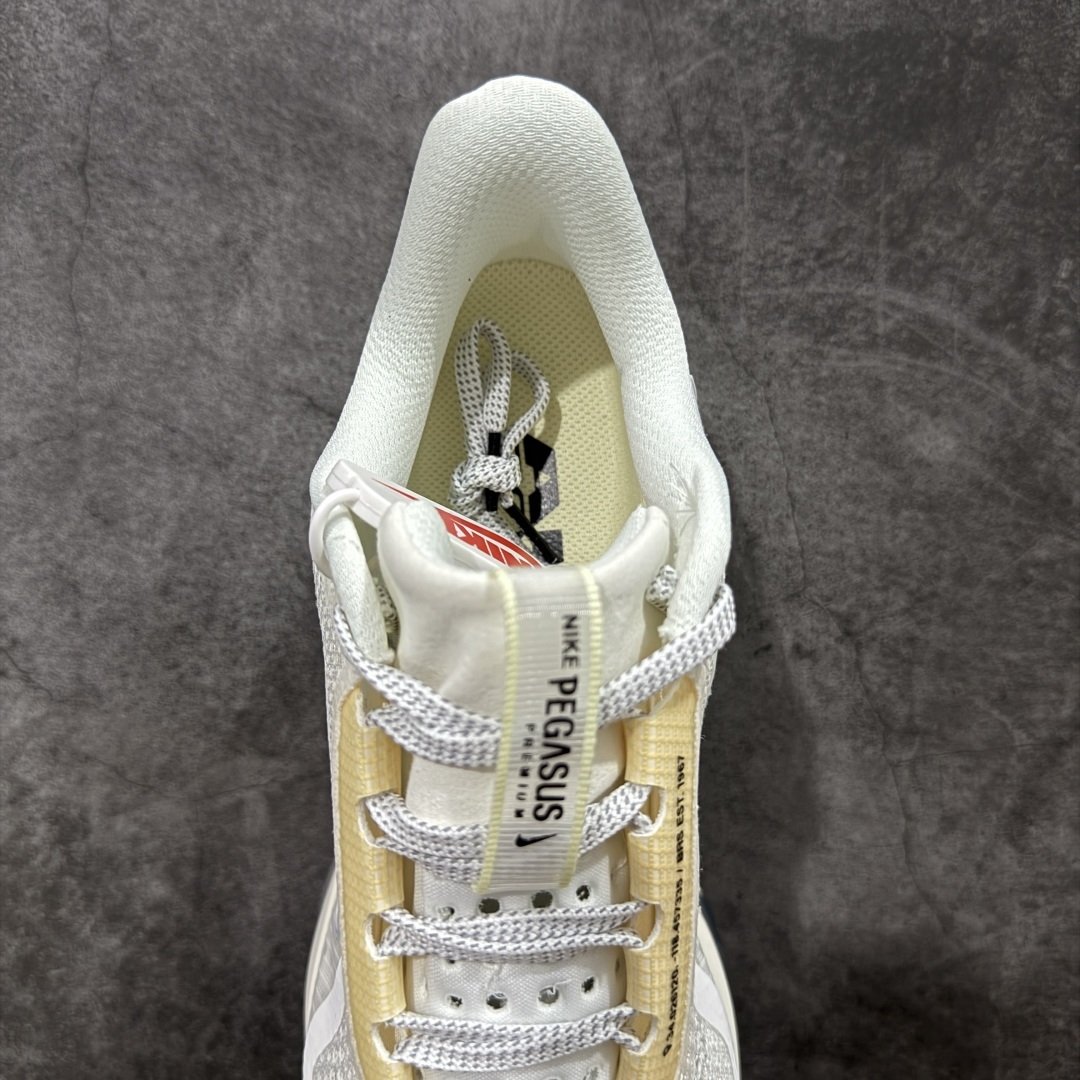 【纯原】Nike Pegasus Premium 舒适百搭减震防滑耐磨透气 低帮跑步鞋 骨白色 HQ25