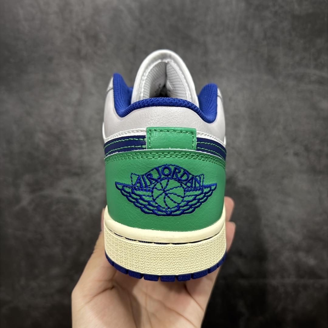 【纯原】Air Jordan Low AJ1 乔1蓝白绿 低帮文化休闲运动板鞋 -147市面中低帮最具代