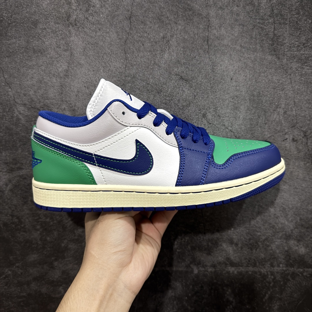 【纯原】Air Jordan Low AJ1 乔1蓝白绿 低帮文化休闲运动板鞋 -147市面中低帮最具代