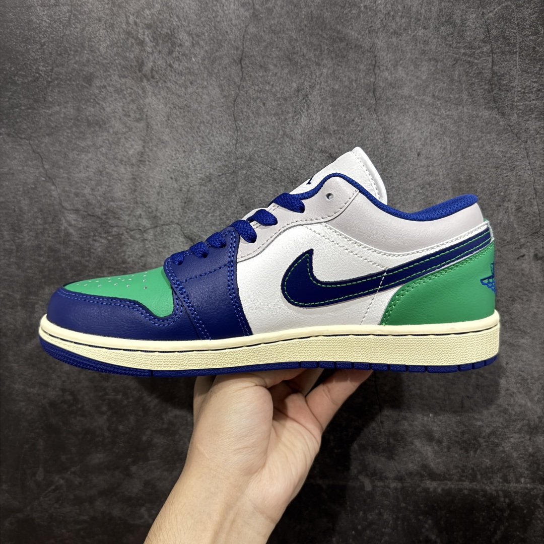 【纯原】Air Jordan Low AJ1 乔1蓝白绿 低帮文化休闲运动板鞋 -147市面中低帮最具代