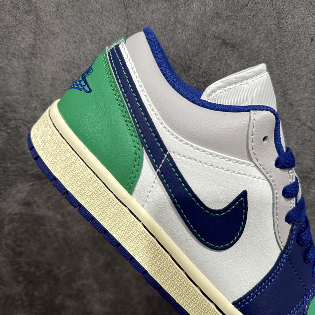 【纯原】Air Jordan Low AJ1 乔1蓝白绿 低帮文化休闲运动板鞋 -147市面中低帮最具代