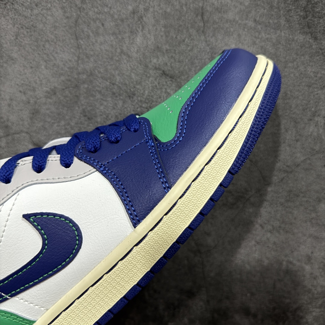 【纯原】Air Jordan Low AJ1 乔1蓝白绿 低帮文化休闲运动板鞋 -147市面中低帮最具代