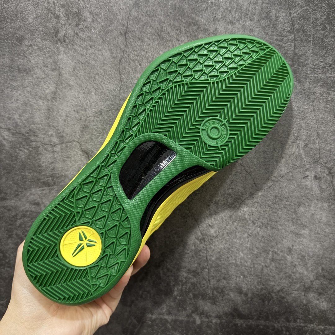 【纯原】NK Zoom Kobe Ⅷ System 科比8代复刻实战运动低帮文化篮球鞋 俄勒冈黄绿鸭子