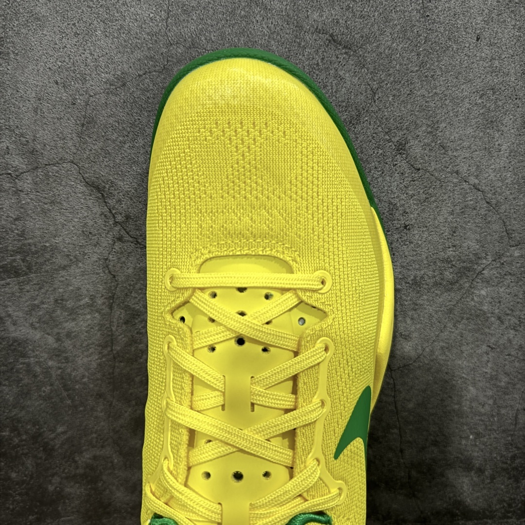 【纯原】NK Zoom Kobe Ⅷ System 科比8代复刻实战运动低帮文化篮球鞋 俄勒冈黄绿鸭子
