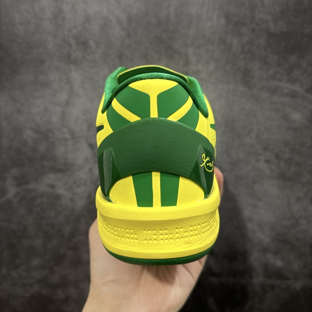 【纯原】NK Zoom Kobe Ⅷ System 科比8代复刻实战运动低帮文化篮球鞋 俄勒冈黄绿鸭子