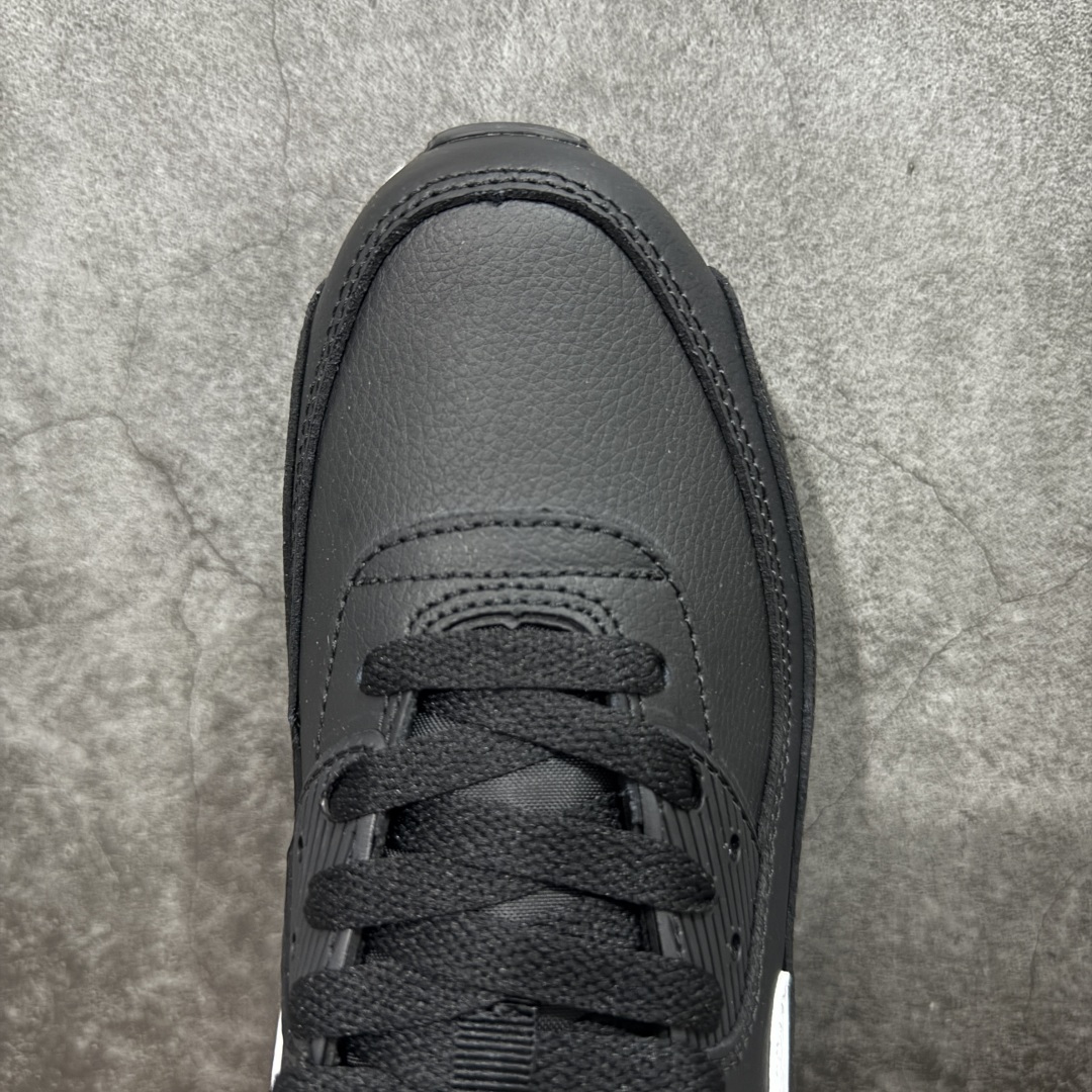 【纯原】Nike Air Max 90 舒适 复古 合成革减震防滑透气 低帮 休闲跑步鞋 黑白CD686