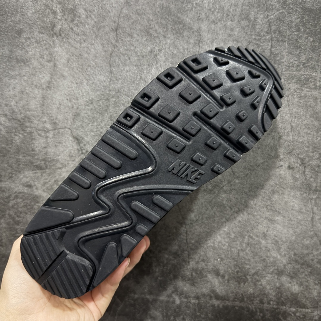 【纯原】Nike Air Max 90 舒适 复古 合成革减震防滑透气 低帮 休闲跑步鞋 黑白CD686