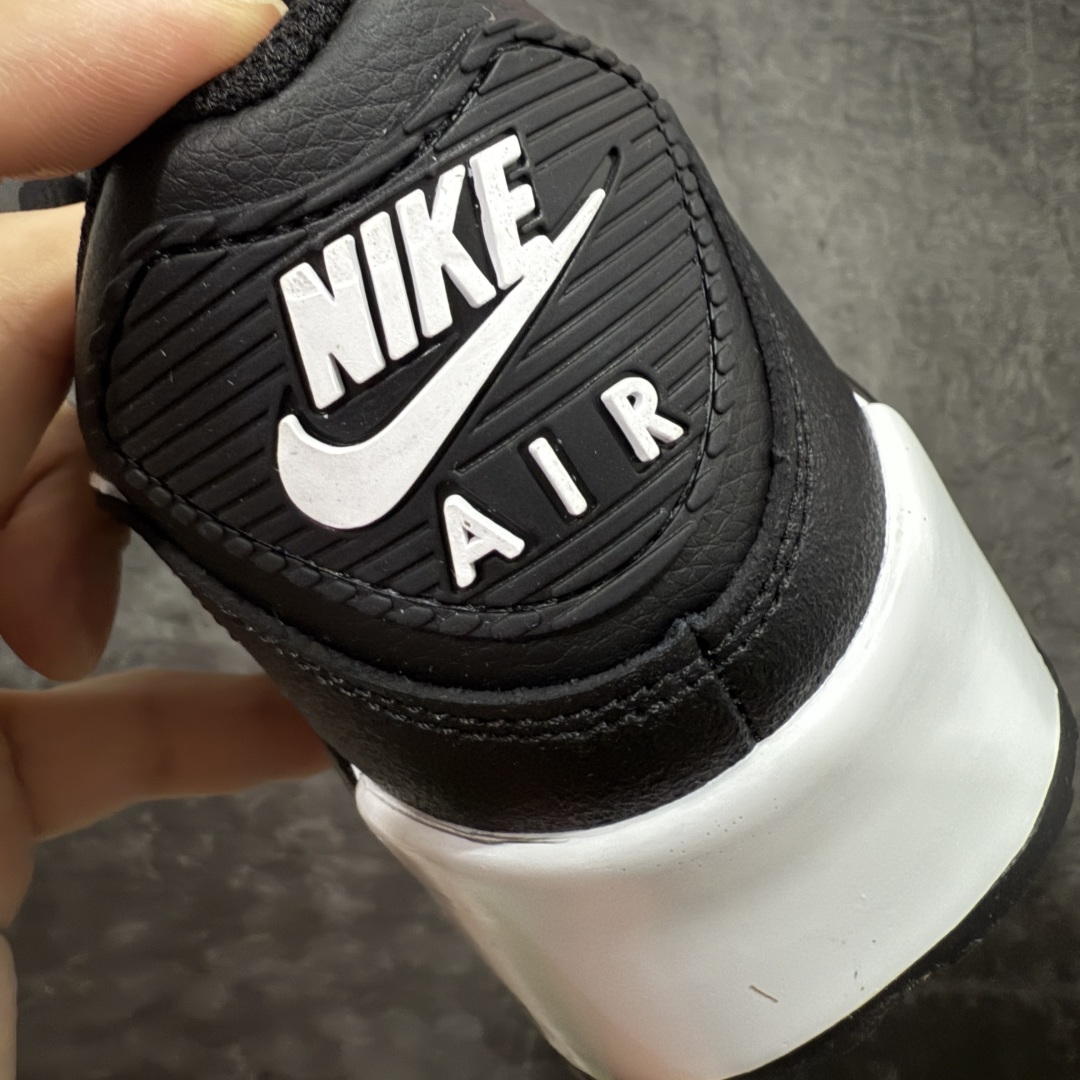 图片[2]-【Max纯原版】Nike Air Max 90 舒适 复古 合成革减震防滑透气 低帮 休闲跑步鞋 黑白CD6864-029 顶级90款问市 开发数月 原版开发 多道QC质检 鞋型完美复刻 原厂级别工艺 正确色卡 正确气垫蓝光 正确大底 独家私模 采用进口头层牛皮拼接 定位高端市场 行业标杆工艺 尺码：39 40 40.5 41 42 42.5 43 44 44.5 45 46-选品中心