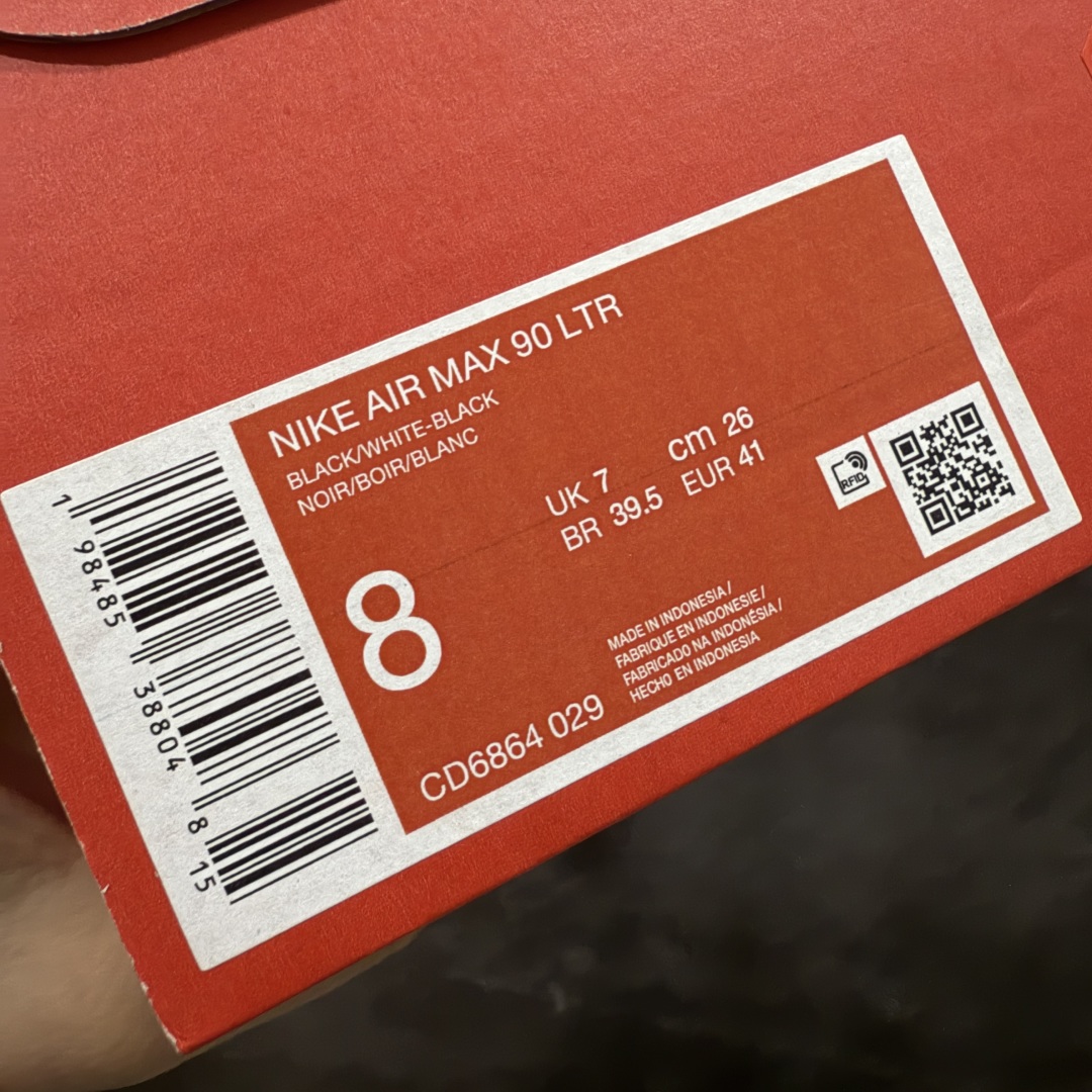 图片[9]-【Max纯原版】Nike Air Max 90 舒适 复古 合成革减震防滑透气 低帮 休闲跑步鞋 黑白CD6864-029 顶级90款问市 开发数月 原版开发 多道QC质检 鞋型完美复刻 原厂级别工艺 正确色卡 正确气垫蓝光 正确大底 独家私模 采用进口头层牛皮拼接 定位高端市场 行业标杆工艺 尺码：39 40 40.5 41 42 42.5 43 44 44.5 45 46-选品中心