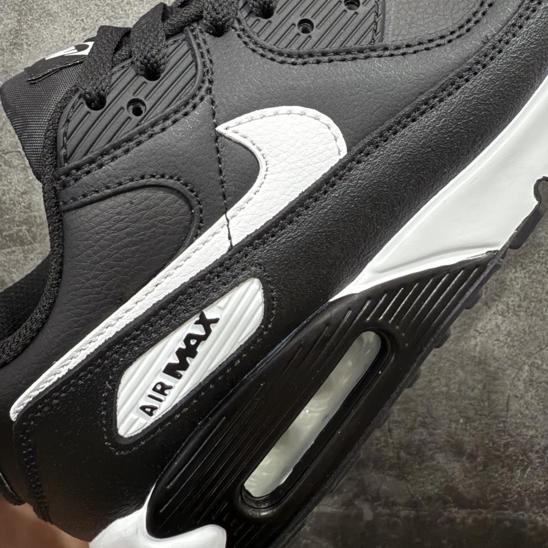 图片[4]-【Max纯原版】Nike Air Max 90 舒适 复古 合成革减震防滑透气 低帮 休闲跑步鞋 黑白CD6864-029 顶级90款问市 开发数月 原版开发 多道QC质检 鞋型完美复刻 原厂级别工艺 正确色卡 正确气垫蓝光 正确大底 独家私模 采用进口头层牛皮拼接 定位高端市场 行业标杆工艺 尺码：39 40 40.5 41 42 42.5 43 44 44.5 45 46-选品中心