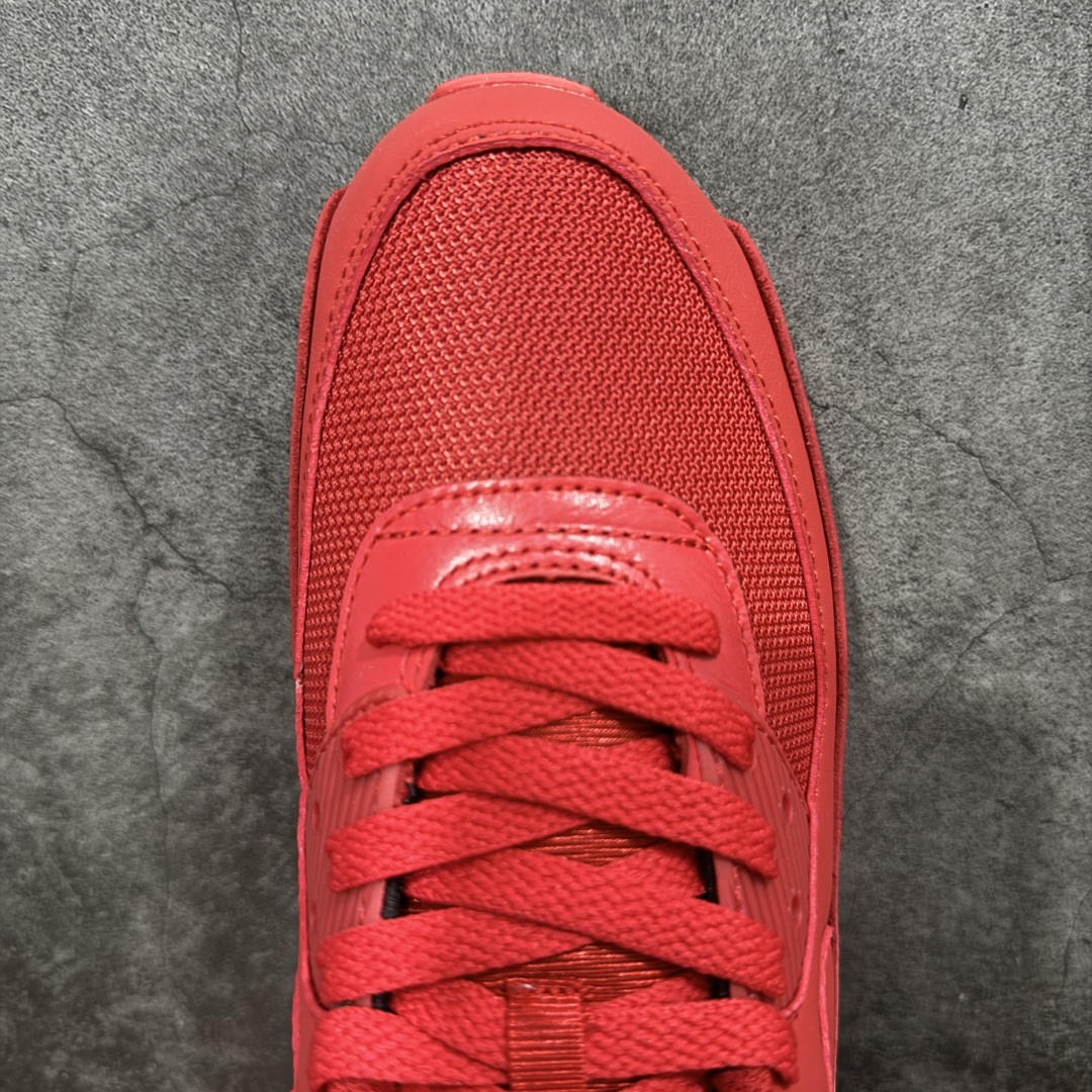 【纯原】Nike Air Max 90 舒适 复古 合成革减震防滑透气 低帮 休闲跑步鞋 红色 CZ79