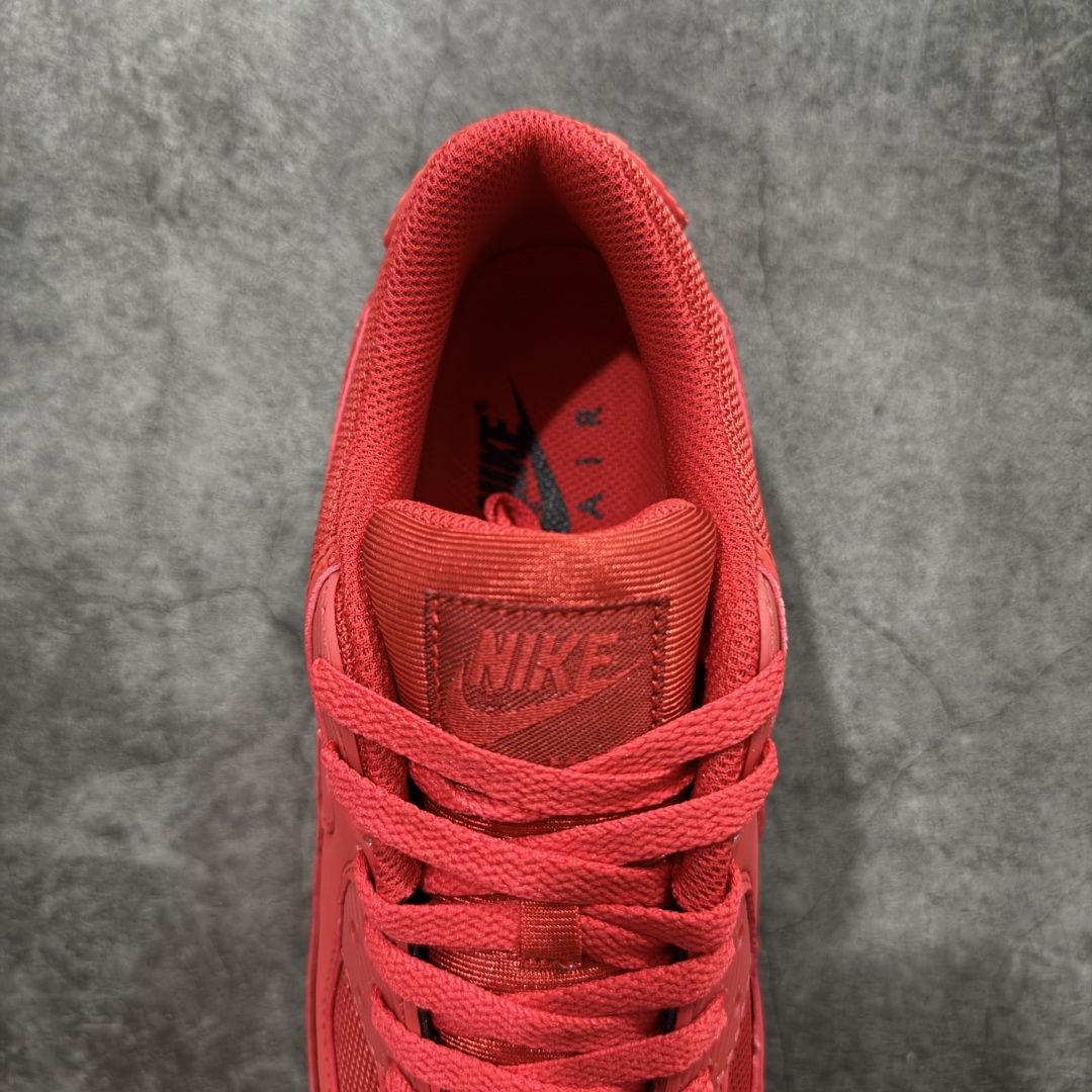 【纯原】Nike Air Max 90 舒适 复古 合成革减震防滑透气 低帮 休闲跑步鞋 红色 CZ79