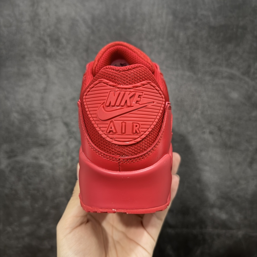 【纯原】Nike Air Max 90 舒适 复古 合成革减震防滑透气 低帮 休闲跑步鞋 红色 CZ79