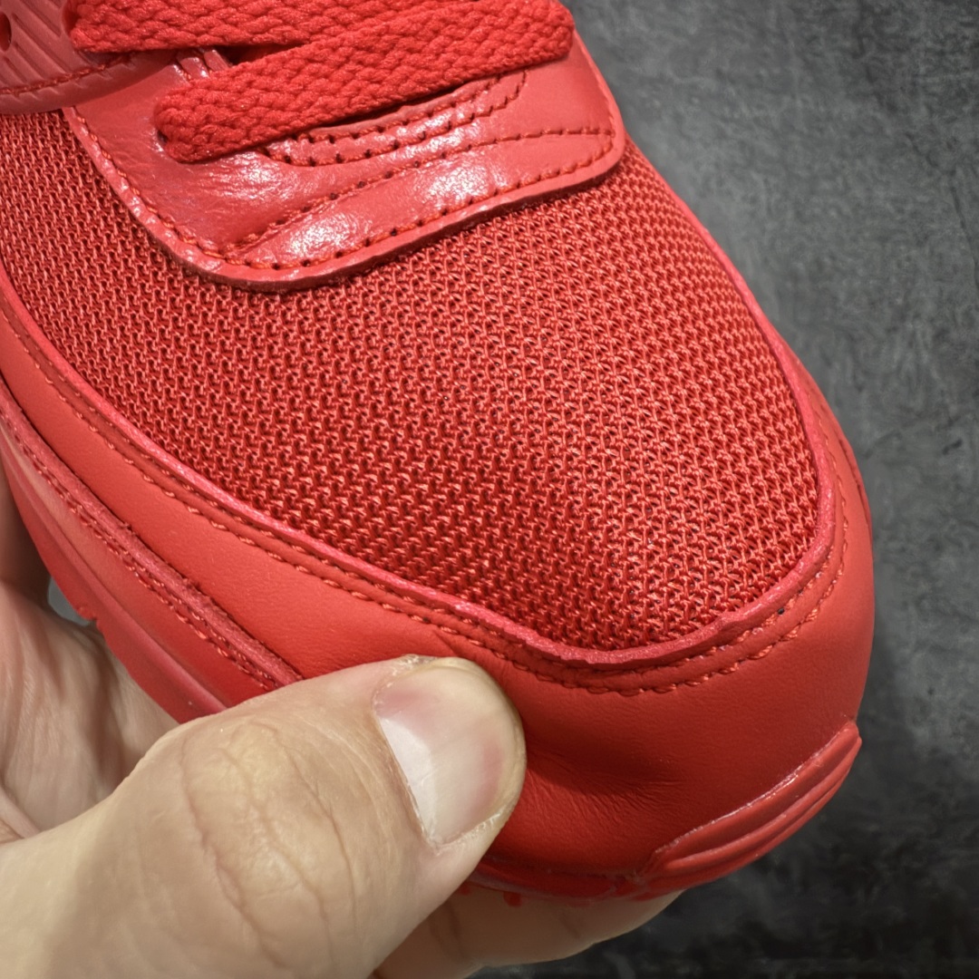 图片[5]-【Max纯原版】Nike Air Max 90 舒适 复古 合成革减震防滑透气 低帮 休闲跑步鞋 红色 CZ7918-600 顶级90款问市 开发数月 原版开发 多道QC质检 鞋型完美复刻 原厂级别工艺 正确色卡 正确气垫蓝光 正确大底 独家私模 采用进口头层牛皮拼接 定位高端市场 行业标杆工艺 尺码：39 40 40.5 41 42 42.5 43 44 44.5 45 46-选品中心