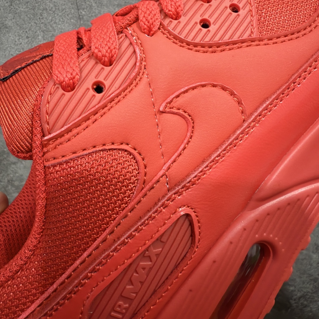 图片[4]-【Max纯原版】Nike Air Max 90 舒适 复古 合成革减震防滑透气 低帮 休闲跑步鞋 红色 CZ7918-600 顶级90款问市 开发数月 原版开发 多道QC质检 鞋型完美复刻 原厂级别工艺 正确色卡 正确气垫蓝光 正确大底 独家私模 采用进口头层牛皮拼接 定位高端市场 行业标杆工艺 尺码：39 40 40.5 41 42 42.5 43 44 44.5 45 46-选品中心