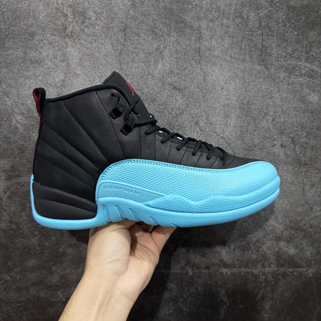 【纯原】Air Jordan 12 AJ12乔12 文化篮球鞋 黑蓝 伽马蓝 -027圈内知名口碑大厂出