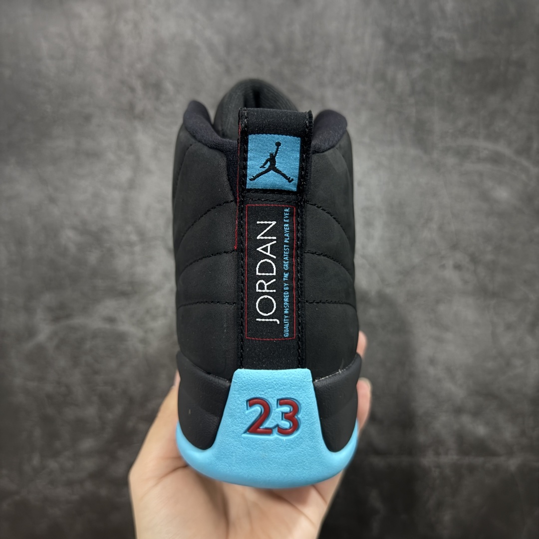 【纯原】Air Jordan 12 AJ12乔12 文化篮球鞋 黑蓝 伽马蓝 -027圈内知名口碑大厂出