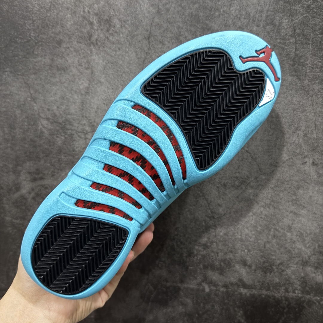 【纯原】Air Jordan 12 AJ12乔12 文化篮球鞋 黑蓝 伽马蓝 -027圈内知名口碑大厂出