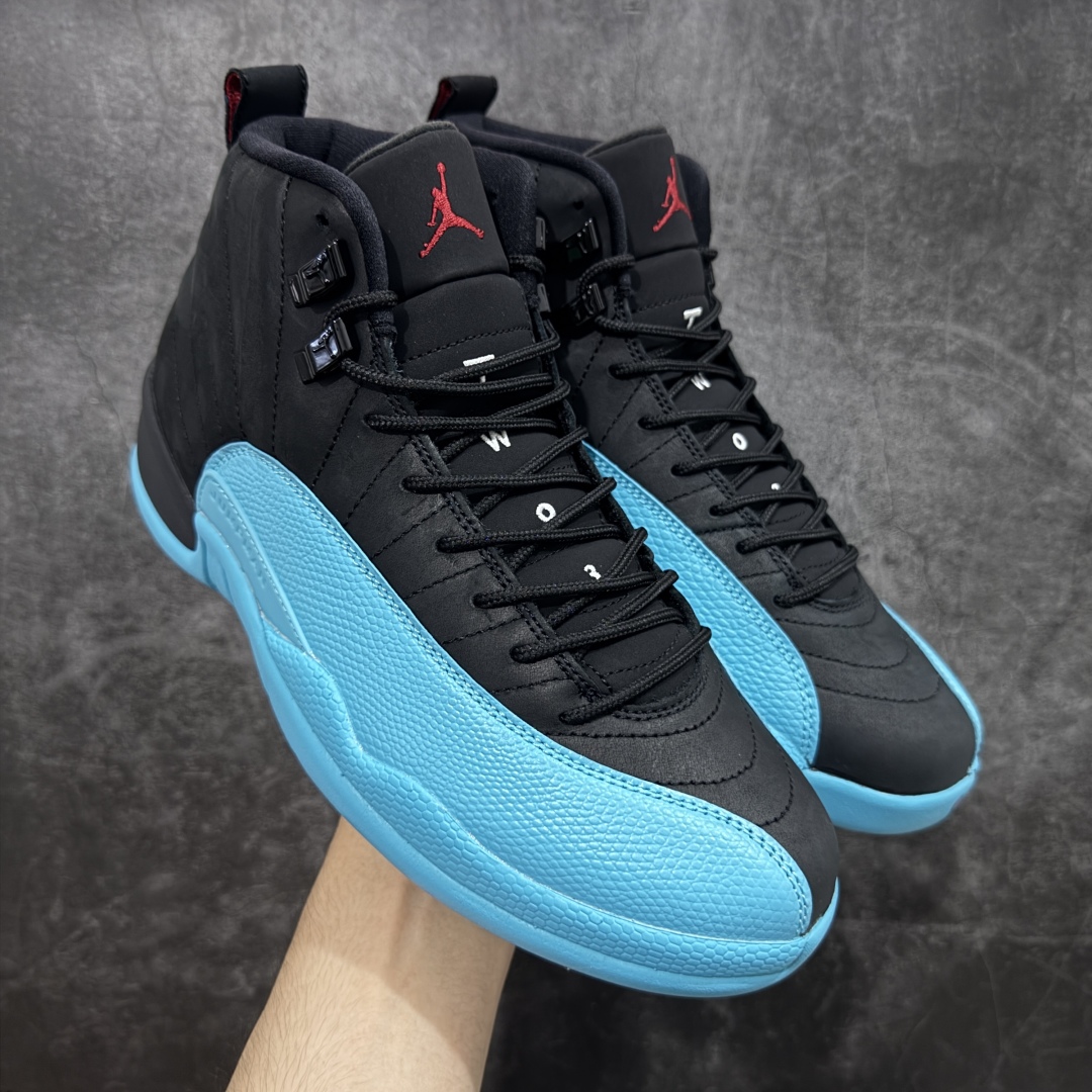 【纯原】Air Jordan 12 AJ12乔12 文化篮球鞋 黑蓝 伽马蓝 -027圈内知名口碑大厂出