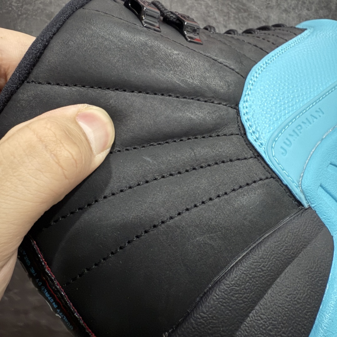 【纯原】Air Jordan 12 AJ12乔12 文化篮球鞋 黑蓝 伽马蓝 -027圈内知名口碑大厂出