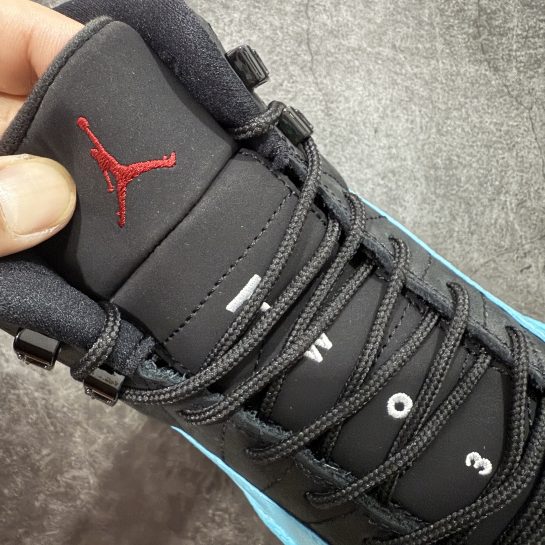 【纯原】Air Jordan 12 AJ12乔12 文化篮球鞋 黑蓝 伽马蓝 -027圈内知名口碑大厂出