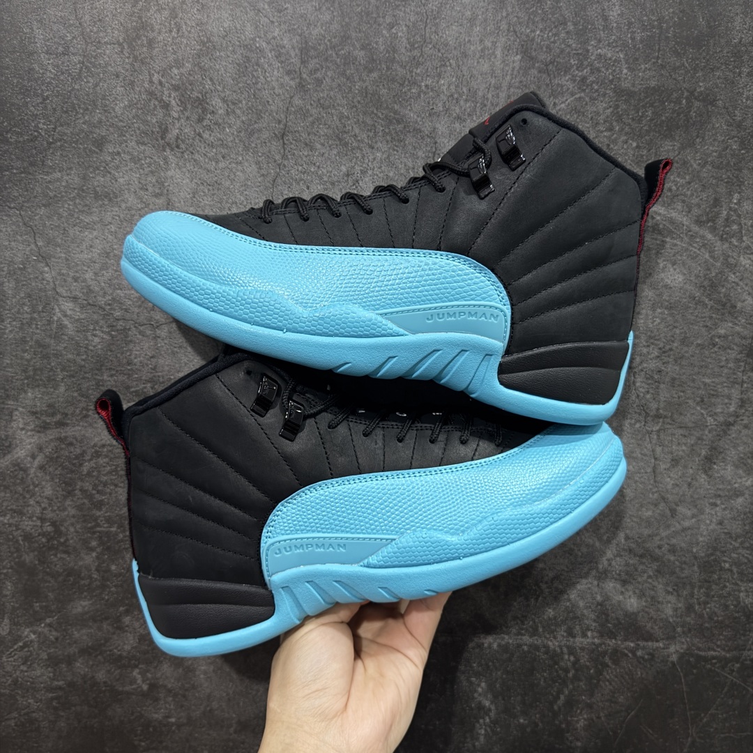 【纯原】Air Jordan 12 AJ12乔12 文化篮球鞋 黑蓝 伽马蓝 -027圈内知名口碑大厂出