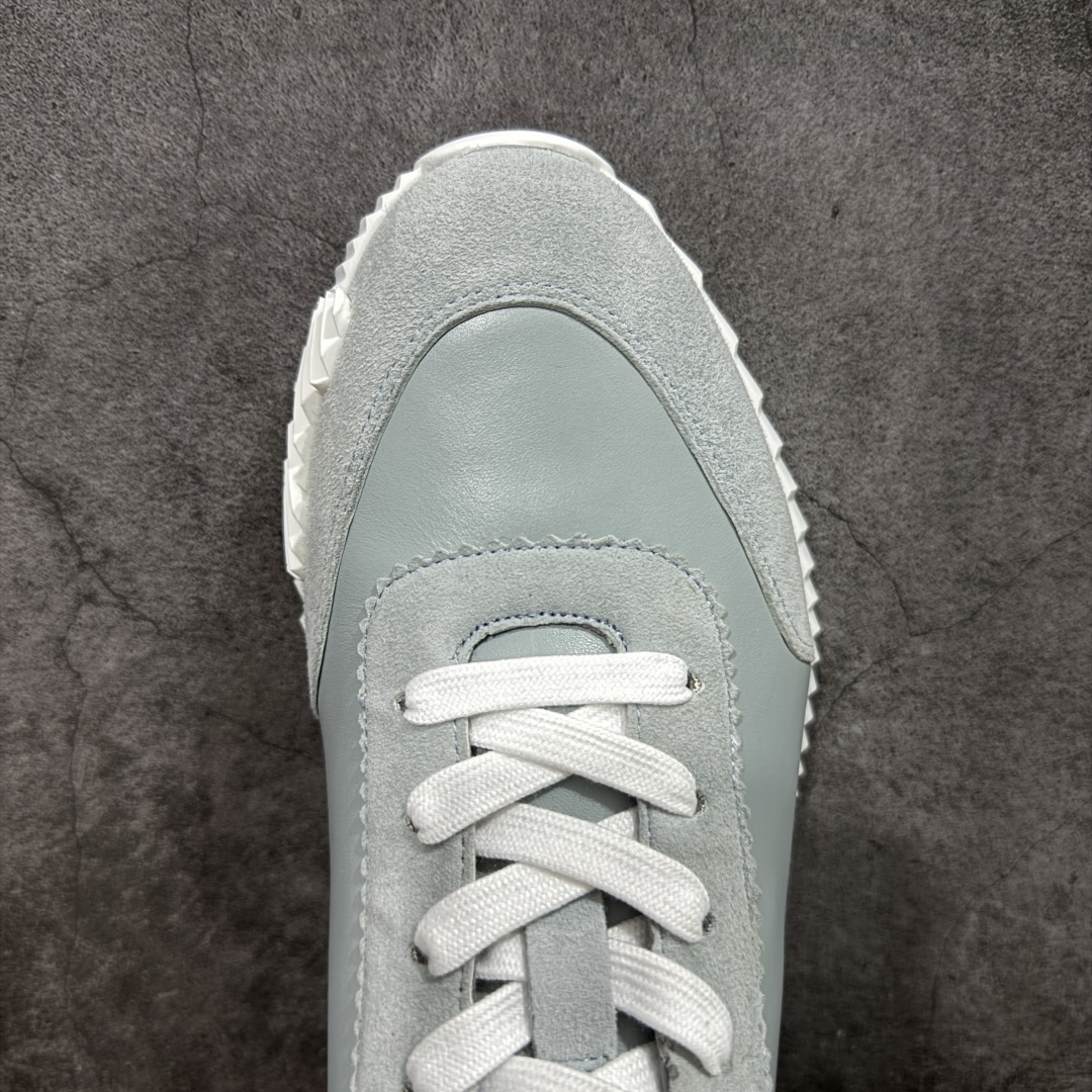 【莞顶纯原】Hermes 爱马仕 Bouncing 老钱风 皮面款 低帮休闲鞋 海淘代购同渠道品质 高端
