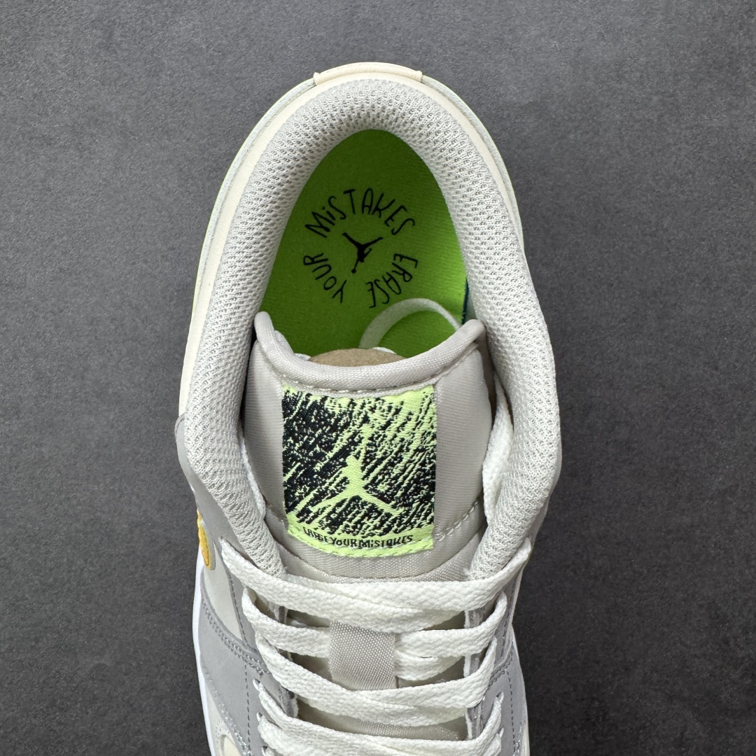 图片[7]-【K版纯原】Air Jordan AJ1 Low 低帮 灰黄 HQ2030-001 全新流水线出品 市场第二梯队最强版 全部原鞋开发 原楦原纸板开发 全鞋电脑针车 原厂内置全掌气垫 原盒内在原标 唯一Zp原版鞋带绑法 免检产品 全新2022版型 全头层皮料 完美零毛边处理 原厂配置全掌气垫 价格定位良心 新配色陆续出货 尺码：36 36.5 37.5 38 38.5 39 40 40.5 41 42 42.5 43 44 44.5 45 46-选品中心