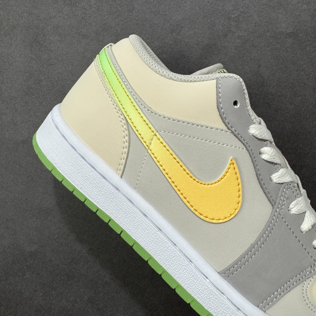 图片[6]-【K版纯原】Air Jordan AJ1 Low 低帮 灰黄 HQ2030-001 全新流水线出品 市场第二梯队最强版 全部原鞋开发 原楦原纸板开发 全鞋电脑针车 原厂内置全掌气垫 原盒内在原标 唯一Zp原版鞋带绑法 免检产品 全新2022版型 全头层皮料 完美零毛边处理 原厂配置全掌气垫 价格定位良心 新配色陆续出货 尺码：36 36.5 37.5 38 38.5 39 40 40.5 41 42 42.5 43 44 44.5 45 46-选品中心