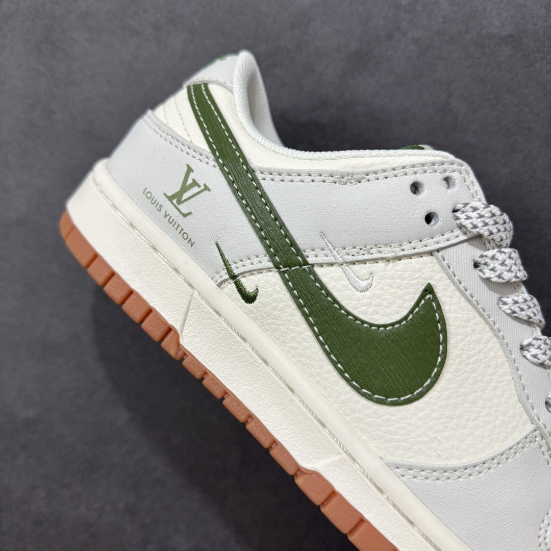 【纯原】Nike SB Dunk Low LV联名 抹茶绿生胶 周年高端定制 低帮休闲板鞋 jp-173